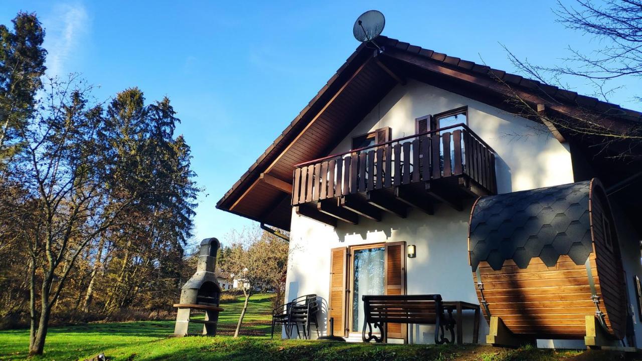 Seepark Kirchheim Ferienhaus Bei Zeta Mit Sauna Eksteriør billede